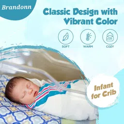 brandonn Solid Crib Wearable Blanket forAC Room image 4