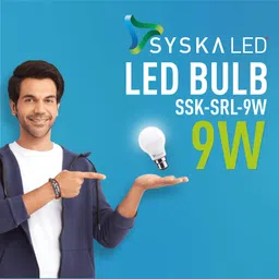 syska 9 W Basic Standard B22 LED Bulb image 5