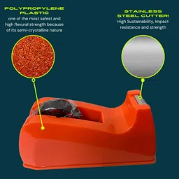 vikas Compatible with 100 m Tape Desktop Large Tape dispenser (Manual) image 5