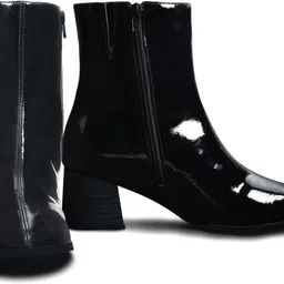 Yoho BOOT 102 | Premium Gloss Finish | Soft Lycra Lining | Durable Tunit Sole Boots For Women image 5