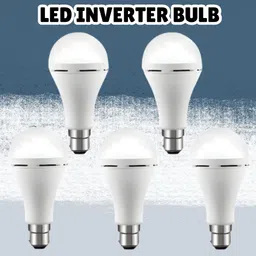 syara 15W Emergency Inverter Bulb, Rechargeable Emergency Led Bulb For Power CutsMV208 4 hrs Bulb Emergency Light image 1