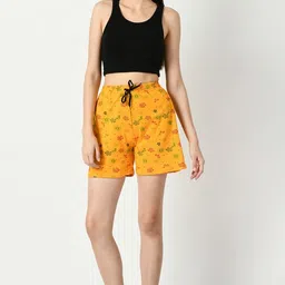 indistar Pack of 5 Printed Women Multicolor Regular Shorts image 2