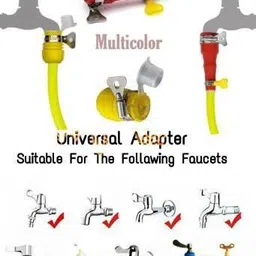 mak 30 Meters Heavy Duty 3 Layered Braided Water (Size : 1/2 inch-12mm ) with 8 in 1 Mode Sprayer Nozzle, Garden,Floor Clean Hose Pipe Hose Pipe image 2