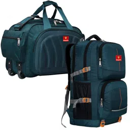 sky spirit Duffel Bag With Wheels Combo Pack of 2 For men and women Rucksack - 60 L-picture-11