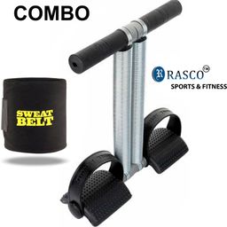 rasco COMBO SWEAT BELT AND BLACK DOUBLE TUMMY TRIMMER Fitness Accessory Kit Kit-picture-9