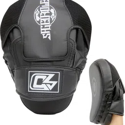 gustave PU Punch Mitt Curved Focus Mitt for Boxing Karate Kickboxing Muay Thai Training Curved Focus Pad image 1