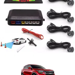 rkpsp Car Universal Black 4 Ultrasonic Reverse Parking Sensor-241 4 Parking Sensors, Compact Screen Distance Display with Sound Warning Parking Sensor-picture-19