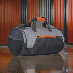 house of common 25 L Gym Duffel Bag - Sports Gym Bag Travel Duffel Bag(S-18*1 1) - Orange image 1