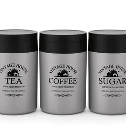 thenextzone Plastic Tea Coffee & Sugar Container - 800 ml-picture-10