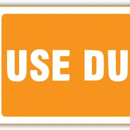 vvwv USE DUSTBIN SIGN STICKER FOR HOSPITAL, BANK,RESTAURENT Emergency Sign-picture-21