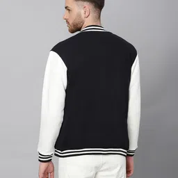 hiba Men Colorblock Varsity Jacket image 2