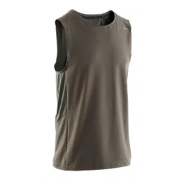 Men Gym Stringers Tank Top - Khaki-image-97