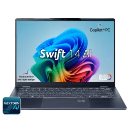 acer Swift 14 AI SF14-51 Intel Core Ultra 5 Thin & Light Laptop (16GB, 512GB SSD, Windows 11 Home, 14 inch OLED WUXGA Display, MS Office, Steam Blue, 1.25 KG)-image-20