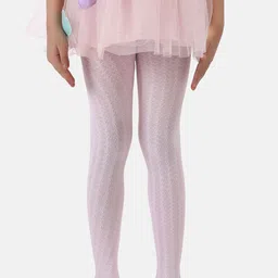 N2S NEXT2SKIN Girls Self Design Stretchable Pantyhose Stockings-picture-46