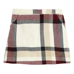 Tommy Hilfiger Girls Checked Acrylic Straight Skirt-picture-37