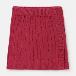 United Colors of Benetton Girls Self Designed A-Line Mini Skirt-picture-56