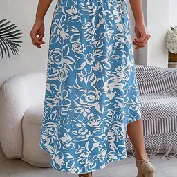 StyleCast x Revolte Women -Print High-Low Flared Skirt image 3