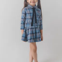 Fairies Forever Girls Checked Top with Skirt image 5