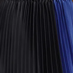 ELLE Color-Blocked Flared Midi Skirt image 3