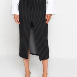 Trendyol Striped Straight Midi Skirts-picture-26