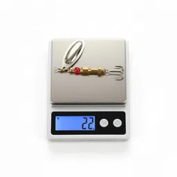 coral india Spinner Bait Brass Fishing Lure image 5