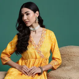 sangria Women Polyester Kurta Pant Set-picture-10