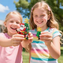fozzo-sk Legoing Christmas Building Blocks scene Tiny Figures DIY do it yourself puzzle image 2