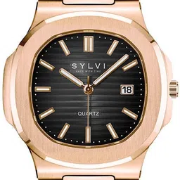 sylvi SYLVI-1520-URBANE Analog Watch - For Men Urbane Rose Gold Stainless Steel Strap Watch for Men-picture-13