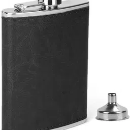 protos Stainless Steel Hip Flask image 2