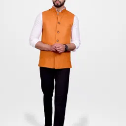 amogue Solid Men Waistcoat image 5