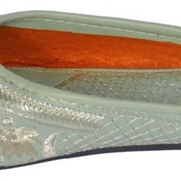 handi kalah Designer Faux Leather Women’s Traditional Jutti Party Wear For Women image 3