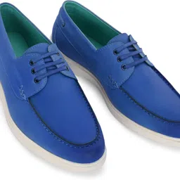 Noak Blue Organic Cactus Leather Boat Shoe Boat Shoes For Men-picture-12