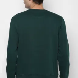 allen solly Men Full Sleeve Solid Sweatshirt image 3