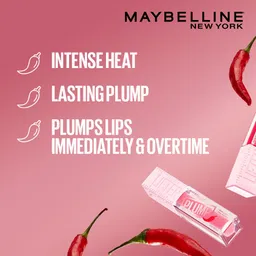 maybelline new york Lifter Plump - Plumping Lip Gloss, Peach Fever image 2