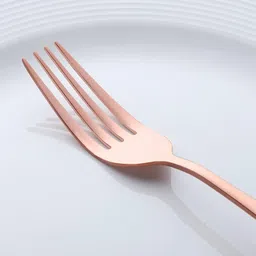 heimora Rose Gold spoons and fork set,serving spoon Stainless Steel Cutlery Set Stainless Steel Cutlery Set image 2