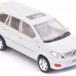 play haven Miniature Plastic Pull Back Innova Car -White image 2
