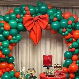 fab nation Solid Red & Green_50 Balloon-picture-22