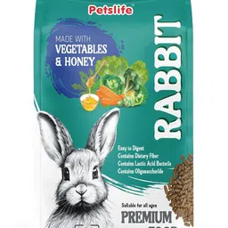 Petslife Premium Rabbit Food, 1kg Vegetables & Honey Flavor Vegetable 1 kg Dry All Life Stages Rabbit Food-picture-11