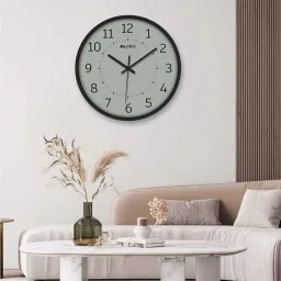 olive tree Daniel Black ABS Plastic Wall Clock image 1