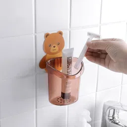 Easy to Install Self Adhesive Wall Mount Teddy Bear Holder/Organizer x1.475 Stationery Organizer-image-13