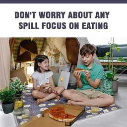 laysha handicraft Bed Server-Gry Flwr-01 Bed Server Flower image 5