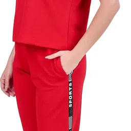 urban cat Self Design Women Track Suit image 2