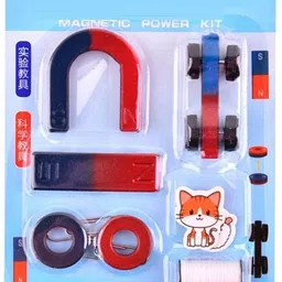 Science Magnets Set for Education Science School Classroom Experiment Tools Multipurpose Office Magnets Pack of 1-image-0