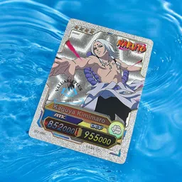 valuableplus Naruto 10Pc Playing Foil Waterproof Cards For Kids ( 5Pc Each Color) image 3
