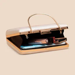 artklim Casual, Formal, Party Beige Clutch image 5