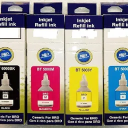 tequo B5000/B6000 Refill Ink for T300,T310,T500W, T510W, T700W, T710W, T800W Printer Black + Tri Color Combo Pack Ink Toner-picture-31