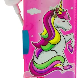 poksi Light Pencil Box | Unicorn Pencil Box with Light for Girls| Unicorn Art Plastic Pencil Box-picture-19