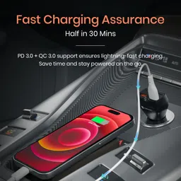 portronics 111 W Turbo Car Charger image 5
