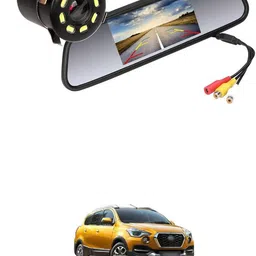lovmoto 4.3 TFT LCD Car Rear View Mirror Monitor Kit With Reverse Reversing Camera s48 4.3 TFT LCD Car Rear View Mirror Monitor Kit With Reverse Reversing Camera s48 Parking Sensor image 1
