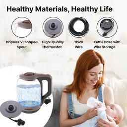 the better home FUMATO | Hot Water Milk Boiler Electric Kettle image 2